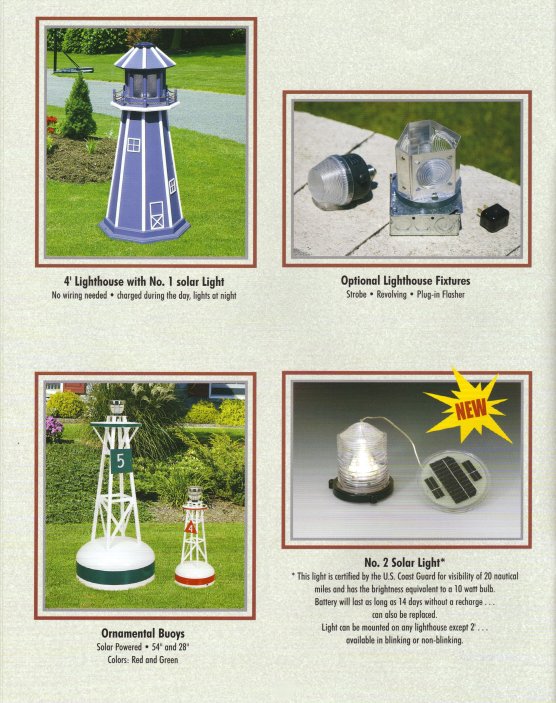 Lighthouse optional light fixtures