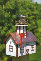 Mailbox Lighthouse with Solar Light